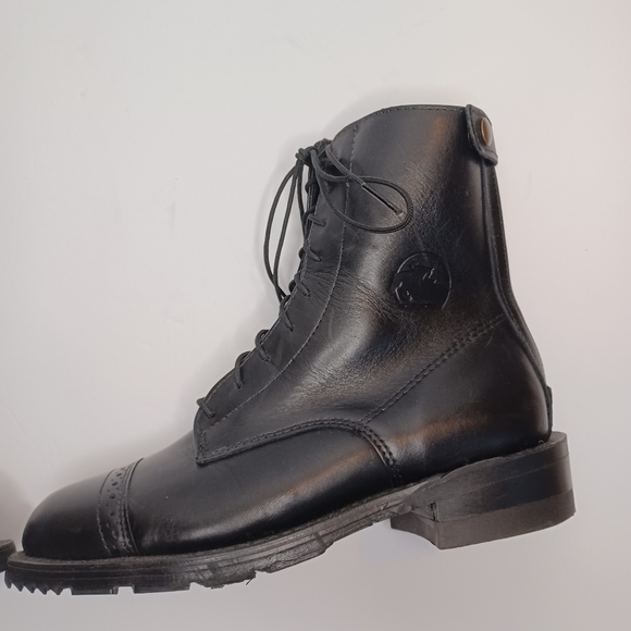 Grand Prix Women's size 6 Black Leather Equestrian Riding Boots - Picture 5 of 13